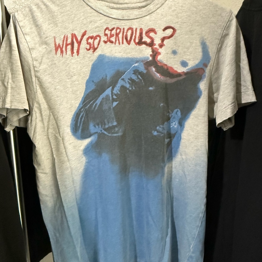 Rare FCUK Why So Serious? 2008 Mens XS Shirt Measures 19” X 23.5” Boxy Medium